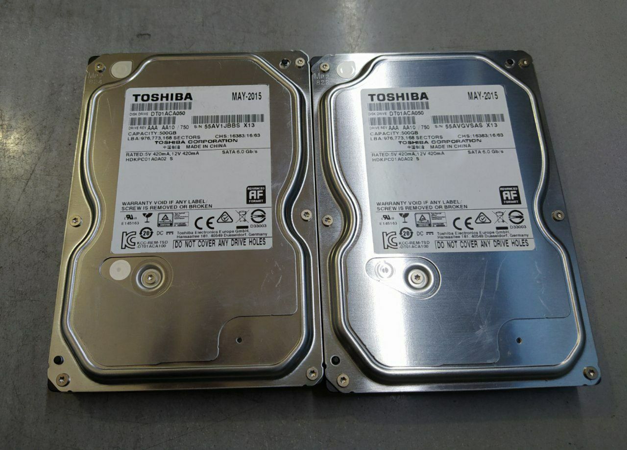 HDD 500GB (WD Green, Seagate, Toshiba)