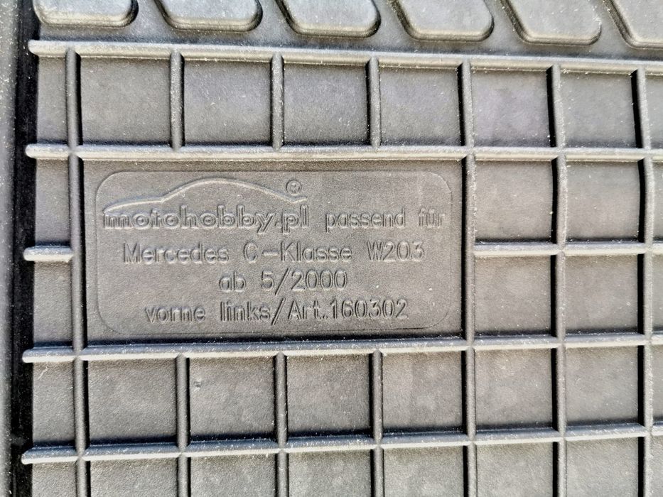 Covorașe cauciuc Mercedes C Clasa W203