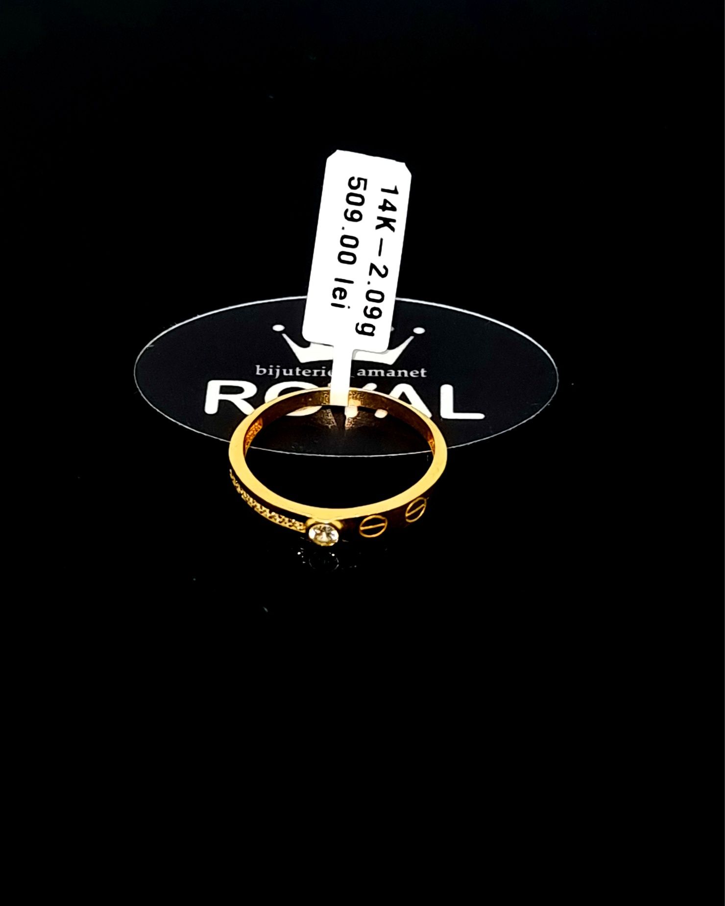 Bijuteria Royal inel din aur 14k 2.09 gr