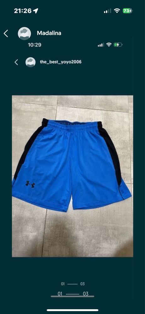 Pantaloni scurti Umbro