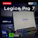 Lenovo Legion Pro7 U9-275HX,32GB,1TB,RTX5080,2.5K OLED Магазин Nout.uz