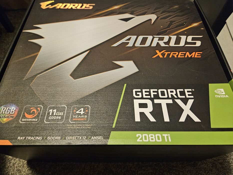 Видео карта AORUS GeForce® RTX 2080 TI XTREME W.FORCE 11GB GDDR6
