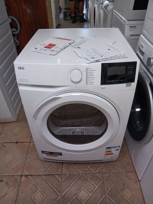 Като нова сушилня с термопомпа АЕГ Aeg Series 7000 A+++ 8кг Гаранция!