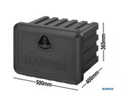 Кутия за инструменти BAWER 500x365x400мм / Странична кутия долап