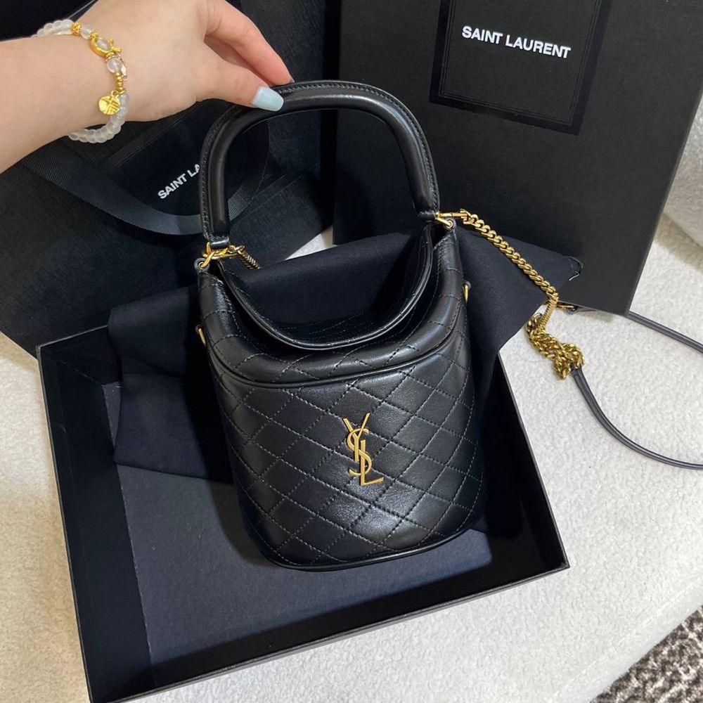 Geanta Saint Laurent Gaby Bucket