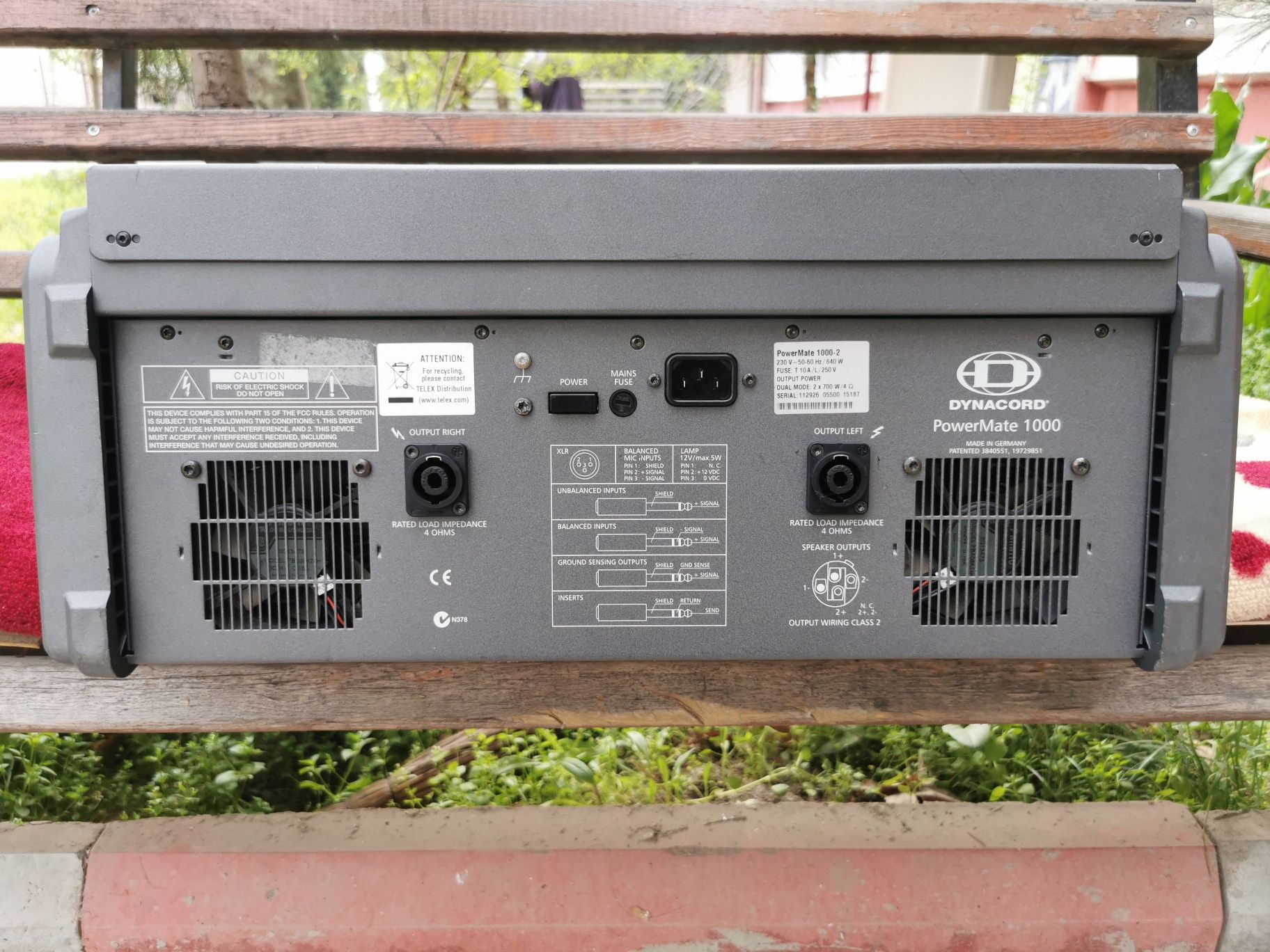 Dynacord powermate 1000talik orginali sotiladi.Germaniyadan keltirildi