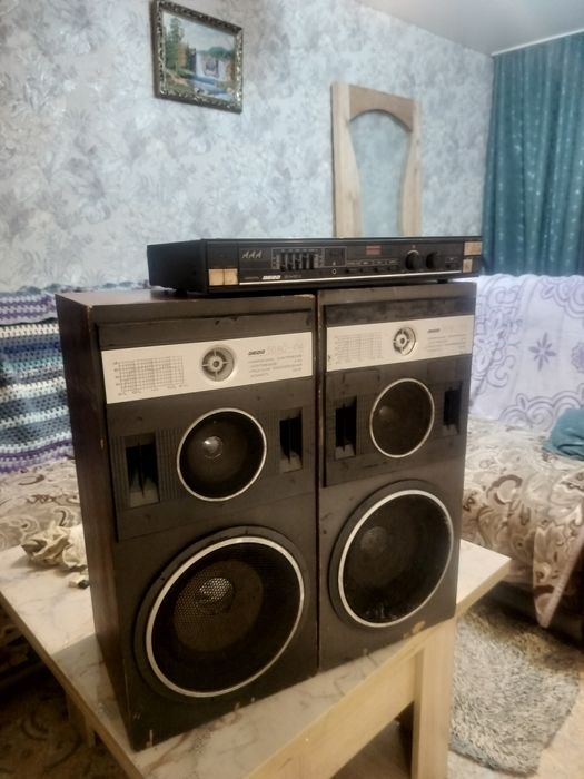 Колонки, усилитель Вега