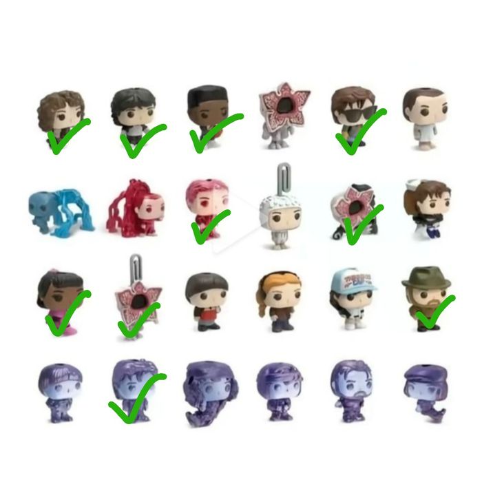 Обмениваю фигурки киндер «очень странные дела»