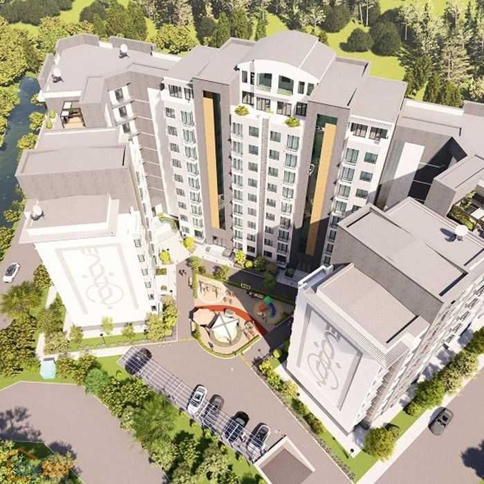 Новостройка 46.4кв Кора Камиш 1/2 сой буйида