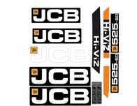 Sticker autocolant CAT JCB FIAT Liebherr CLAAS Komatsu Bobcat Doosan