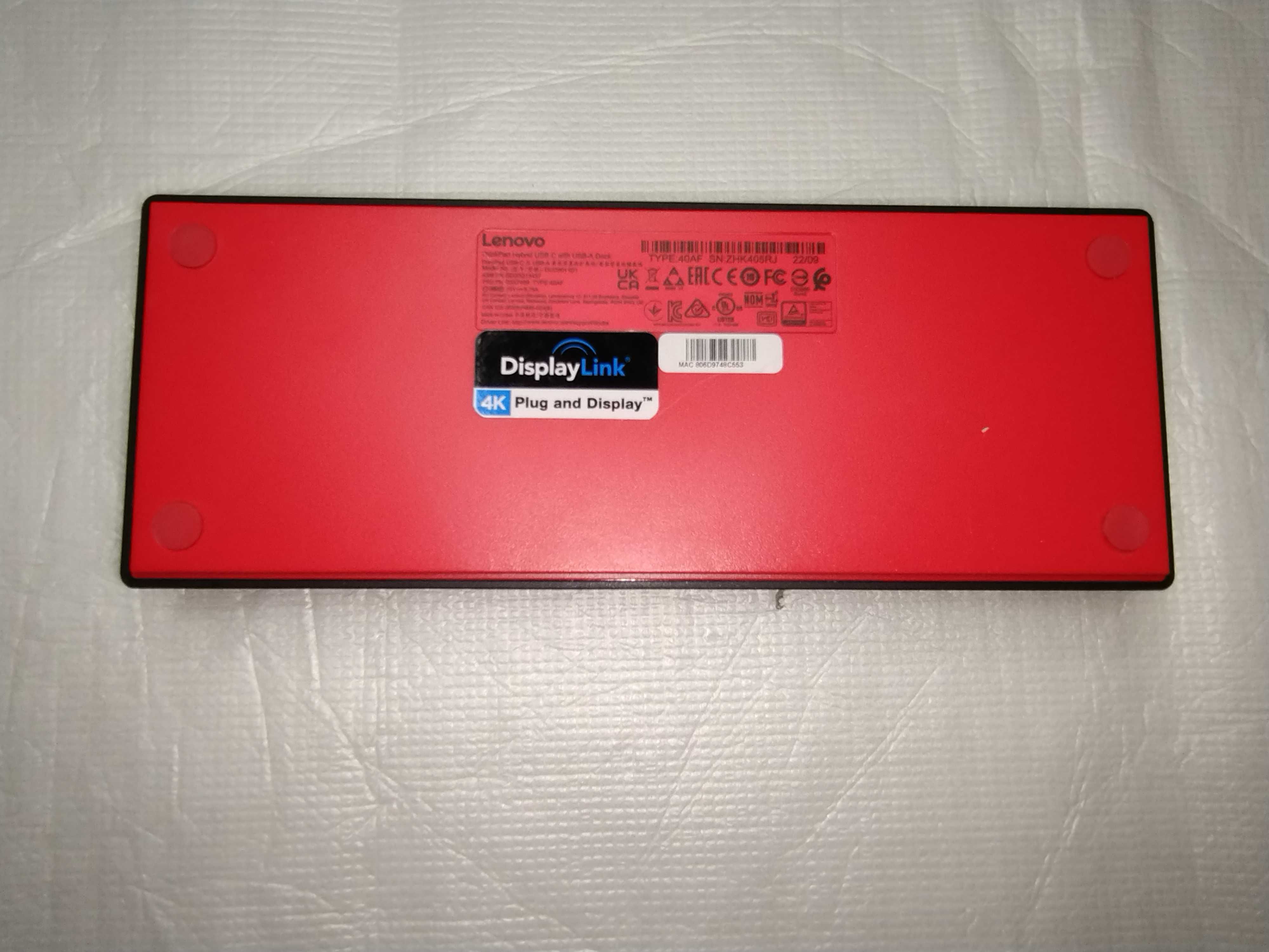 Docking Station Lenovo ThinkPad Hybrid USB-C Dock  DUD9011D1
