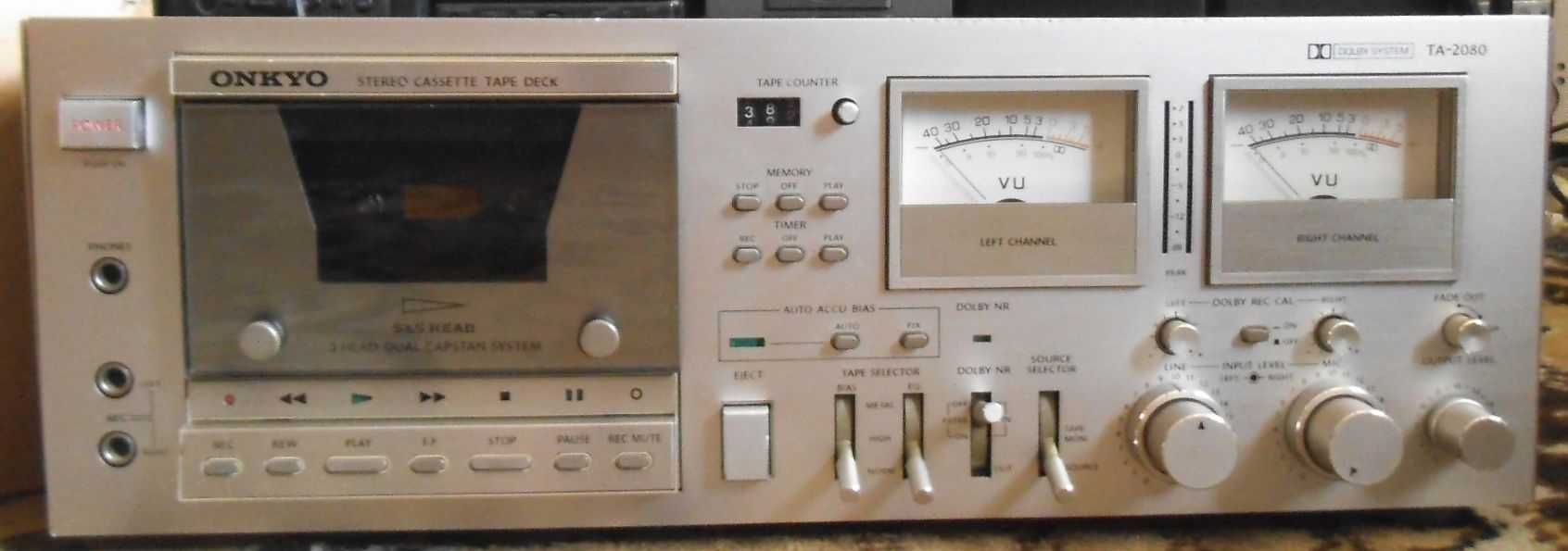 Deck ONKYO TA-2080 Double Capstan 3-Head cassette deck