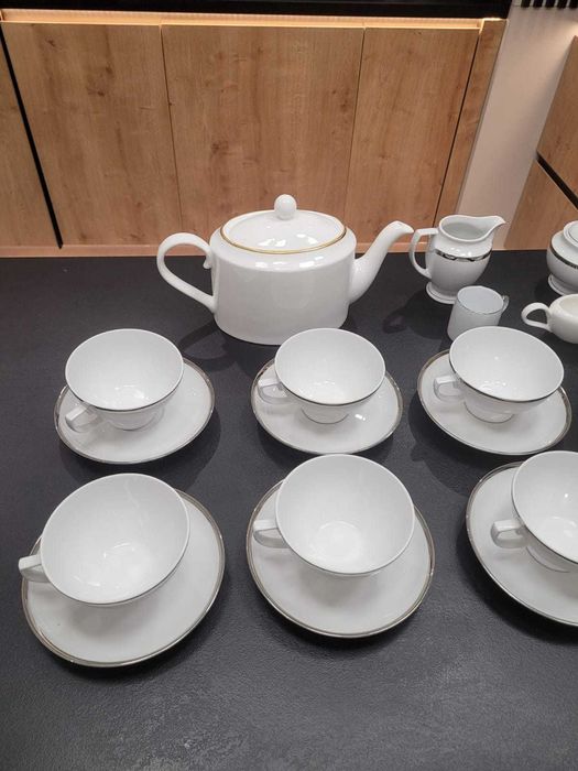 30-частов комплект за чай от баварски немски порцелан