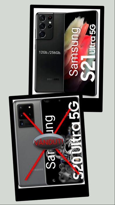 Samsung S20 Ultra/S21 Ultra 5G.