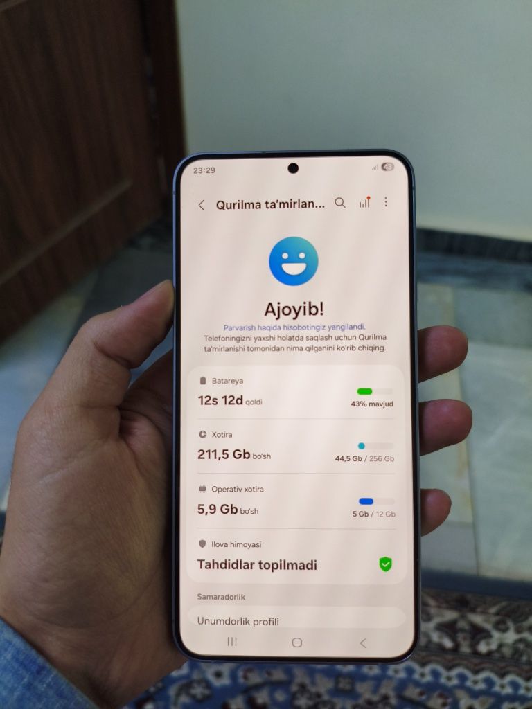 Samsung Galaxy S25 Plus 1 oylik yangi telefon