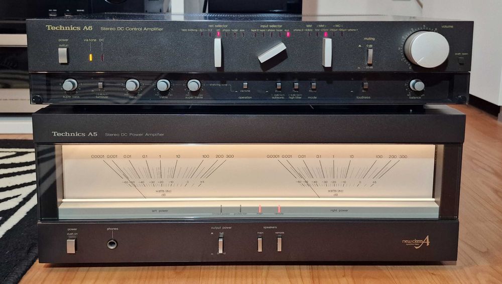 Technics SE-A5 +Technics SU-A6 (mk1 sau mk2)