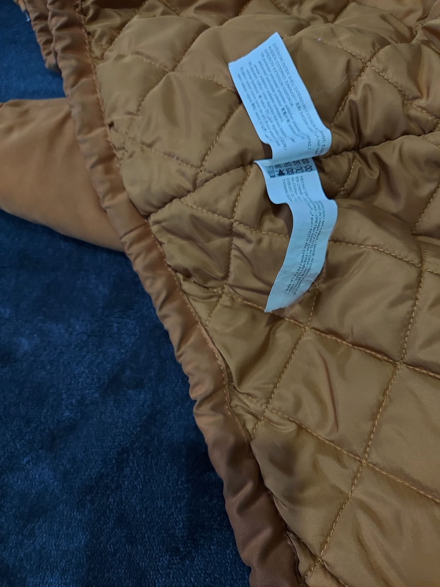 Parka muștar Pull&Bear