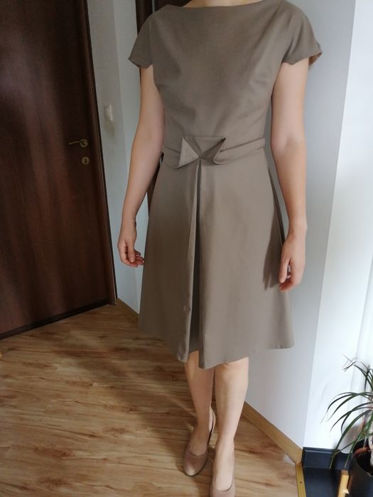 Rochie casual, maro, mărime 36-38, nouă.