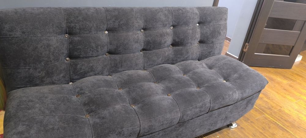 Диван раскладной серый