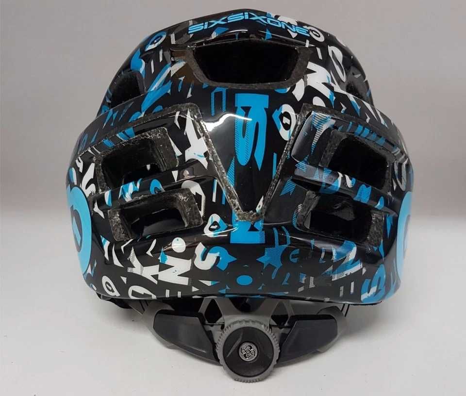 велосипедна каска SixSixOne Helmet Recon Repeater Cyan - размер S\M