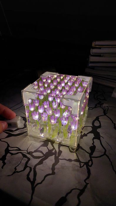 Ночник бесконечные тюльпаны