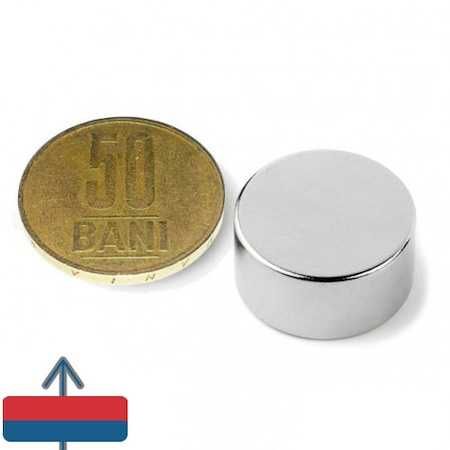 Magnet disc 20x10mm neodim puternic N45 forta 11kg