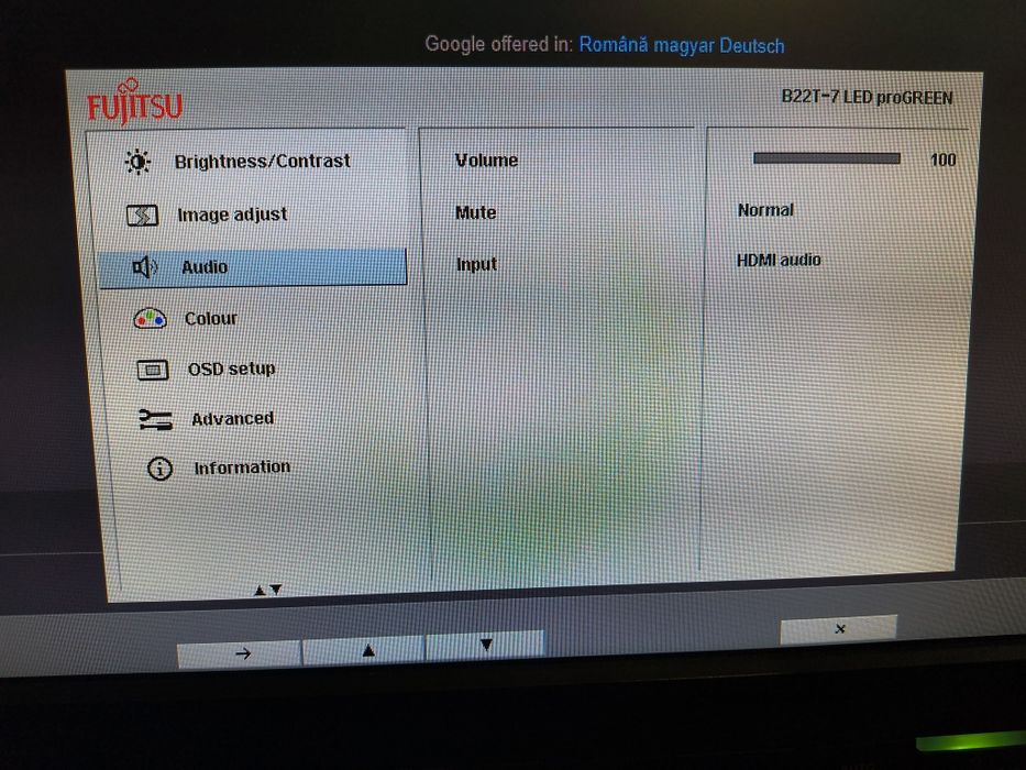 Monitor Fujitsu B22T-7 22"