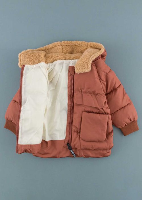 Детско едноцветно яке, Кафяв Цвят