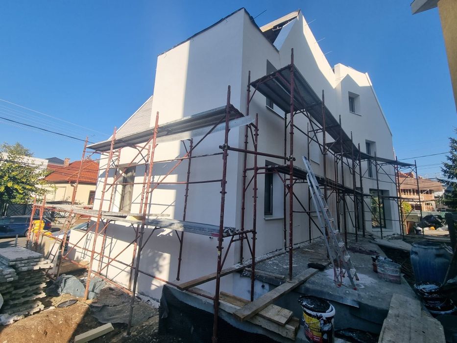 Placare fațade case cladiri blocuri vată bazaltică sau polistiren