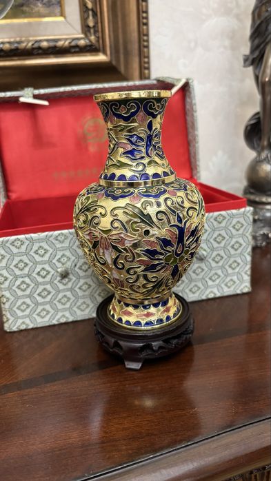 Vază Claisonne si vas decorativ japonez ,,Satsuma “