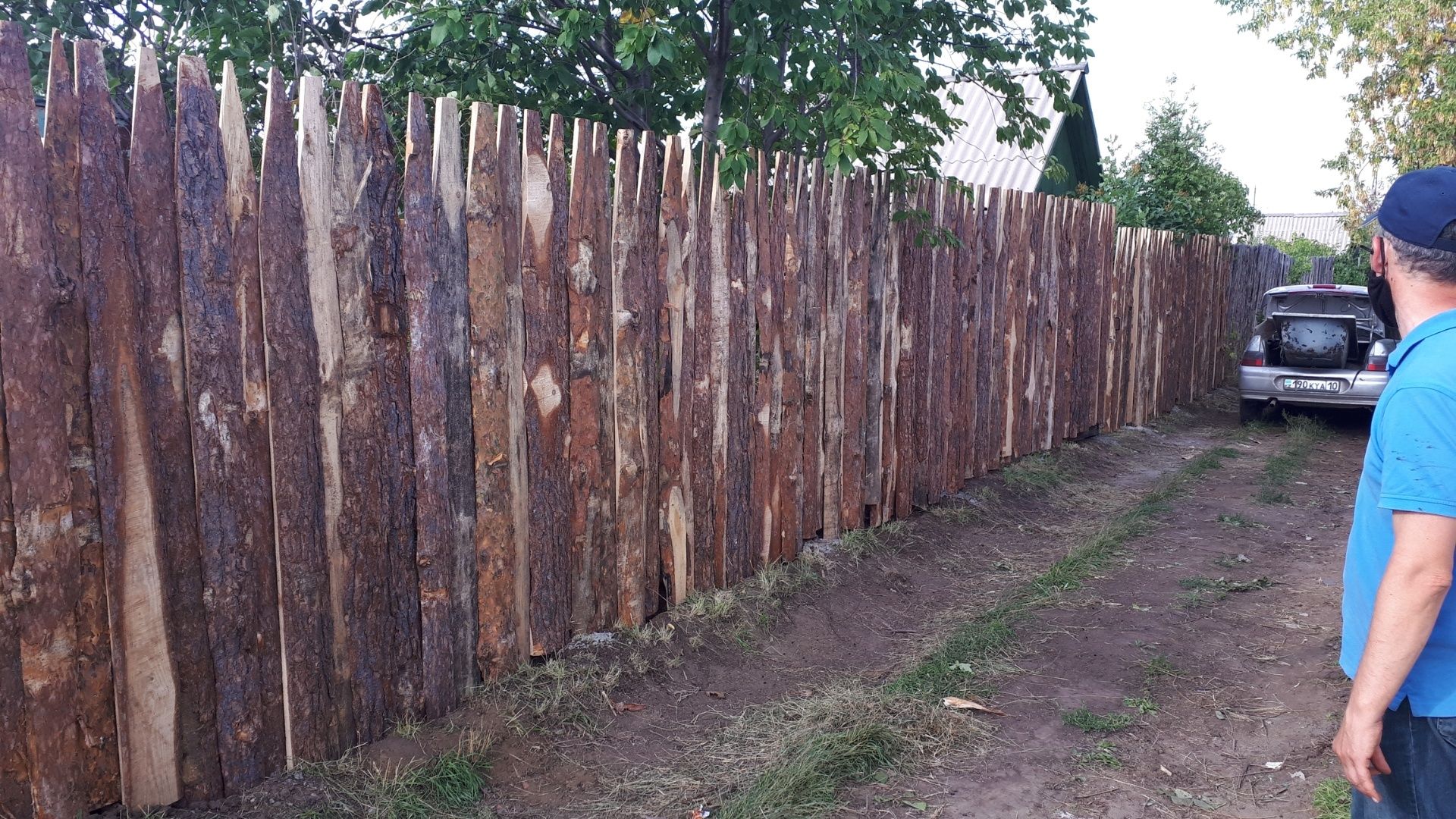 Забор классический деревянный