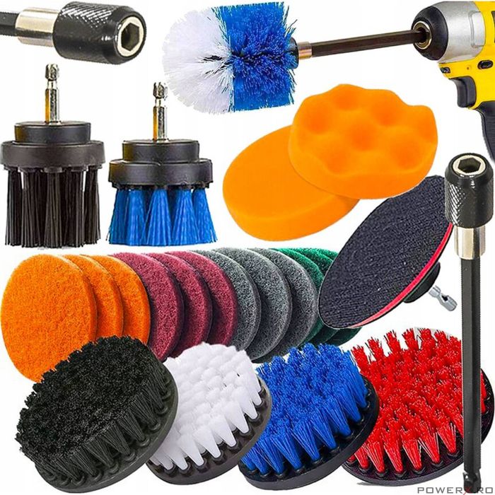 Set perii pentru curatare, 1/4" 23 piese, Verke