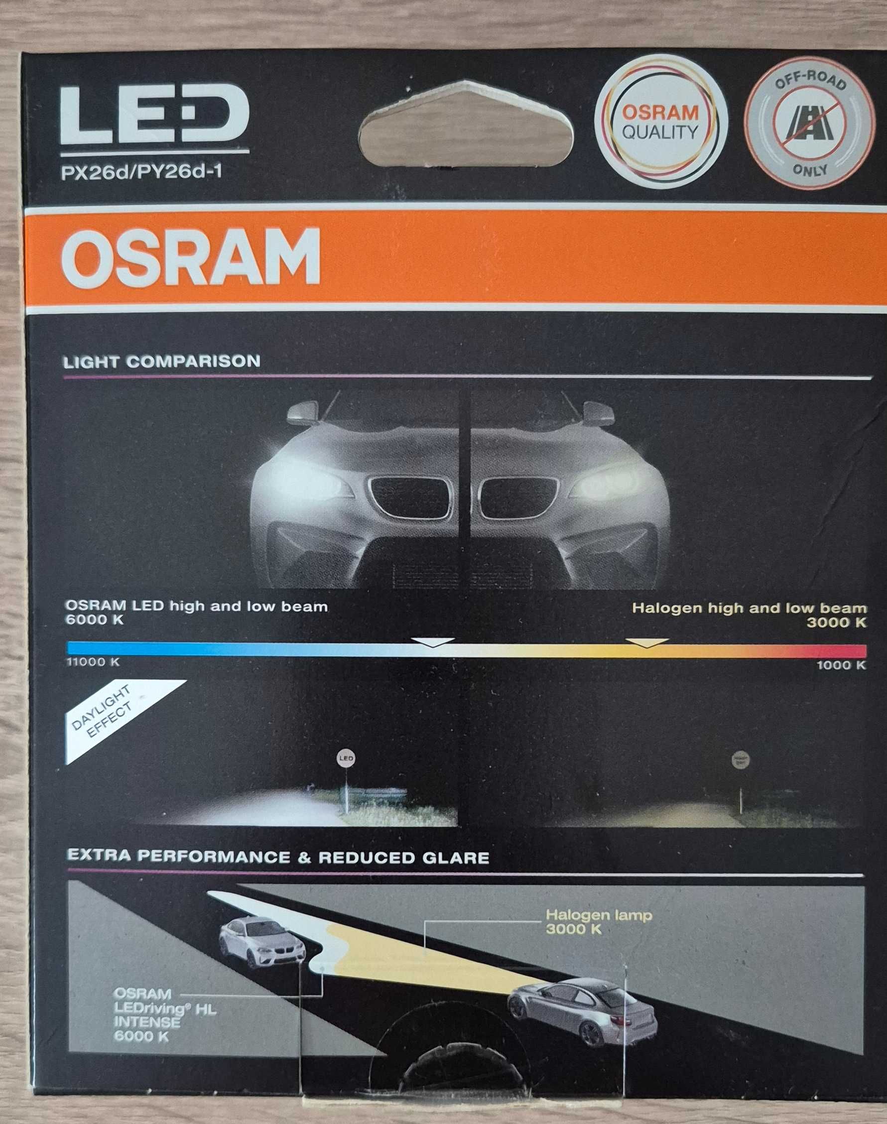 Osram LEDriving HL INTENSE, H7  64210DWINT-2HFB, 21W, 12V, PX26D