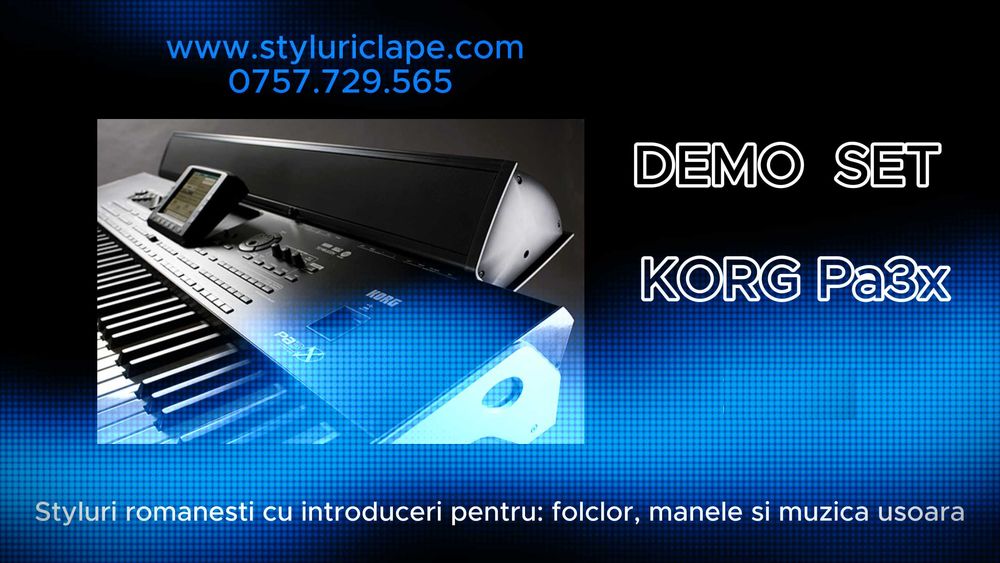 SET cu styluri noi pentru KORG Pa3x pro - actualizat
