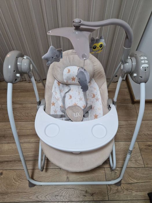 Електрическа люлка/шезлонг "Нукс" Чополино Chipolino  плюс подарък