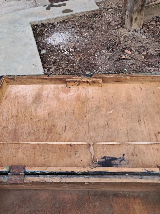 Valiză din lemn pentru armată