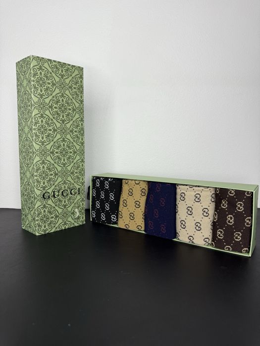 Set 5 perechi sosete GUCCI calitate