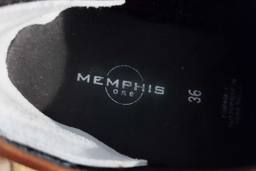 Pantofi piele maro Memphis că noi