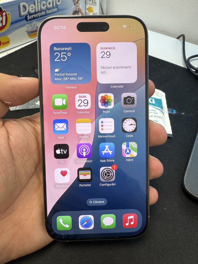 Iphone 16 Pro, 128gb, orice retea ca nou