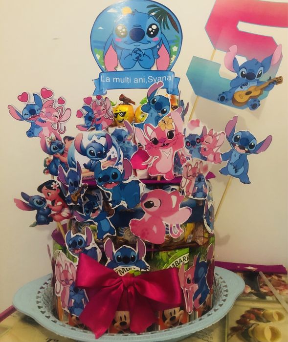 Torturi din dulciuri ambalate pentru gradinite sau scoala