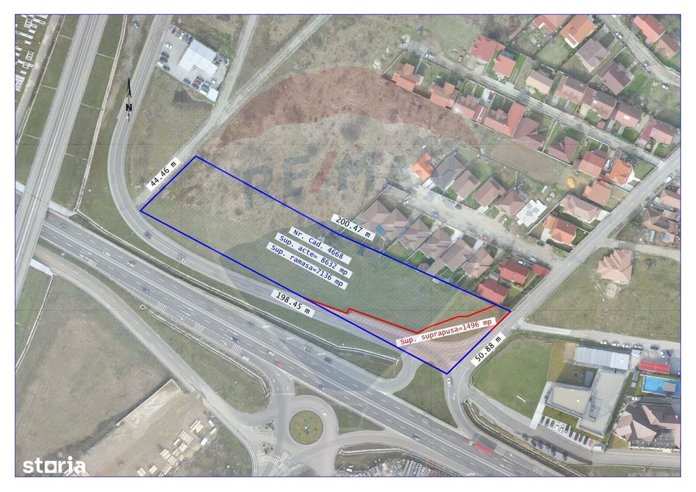 De vânzare Teren Intravilan 2000 mp Centura Oradea- Triplu Front