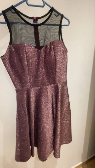 Официална къса, блестяща рокля