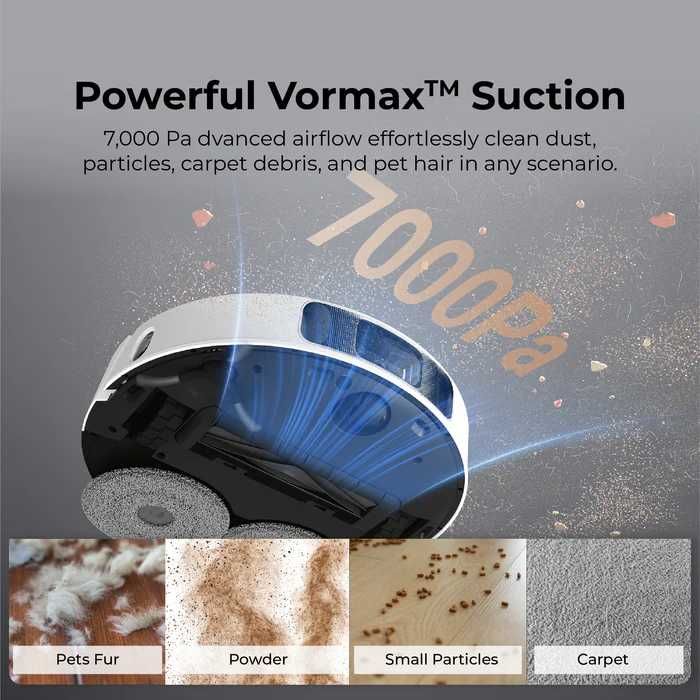 Прахосмукачка робот Dreame L10s Pro Ultra Heat с Топла вода, MopExtend