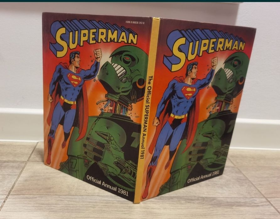 Album benzi desenate retro vintage The Official Superman Annual 1981