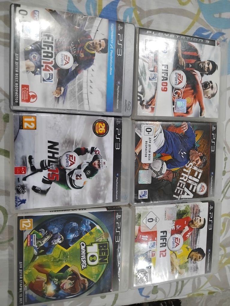 Диски с играми на Sony Playstation 3