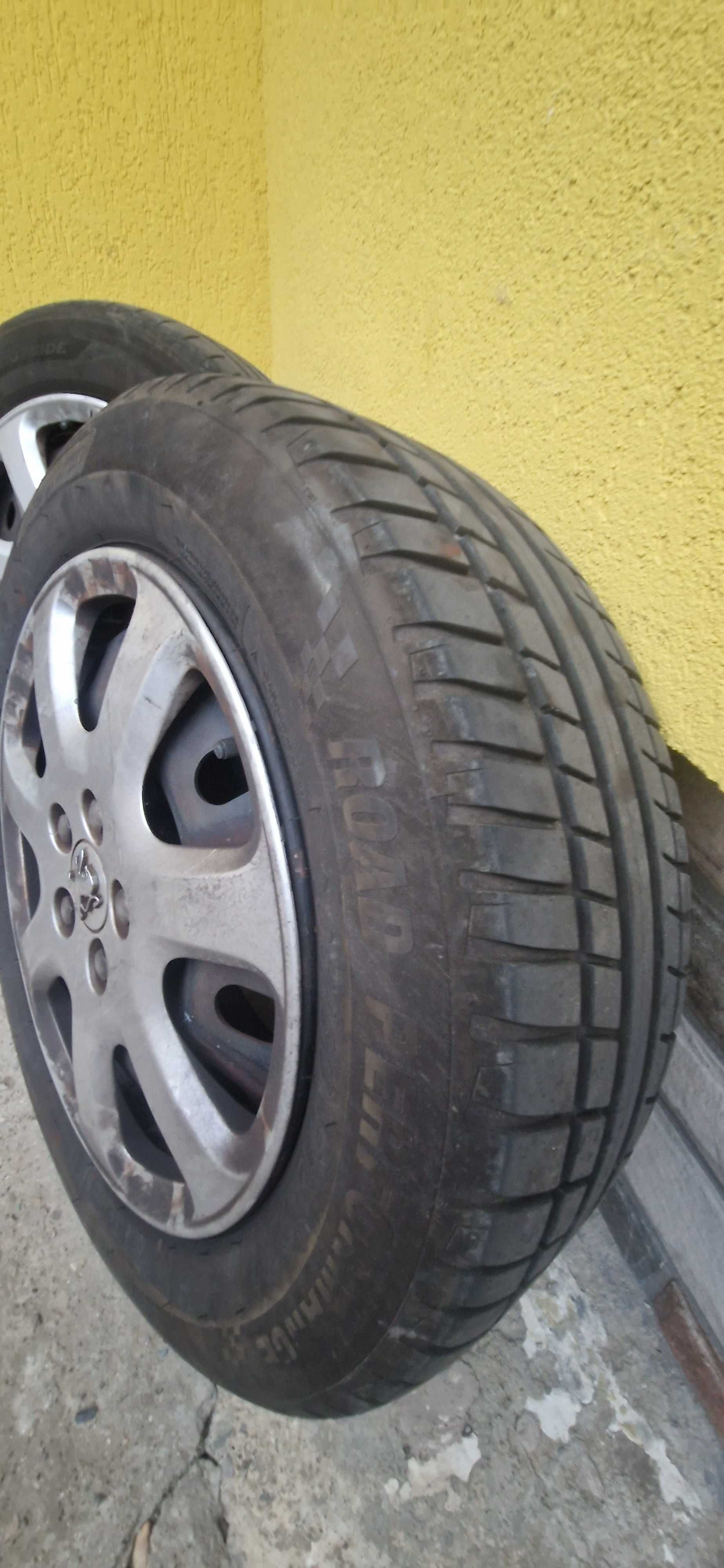 Jante tabla 5x108 cu anvelope de vara 205/60 R16