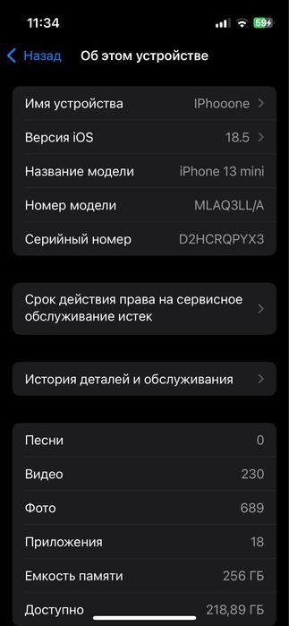 iPhone 13 mini (идеал)