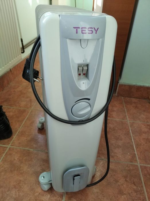 Calorifer electric TESY, 2500 W, 12 elementi, 3 trepte