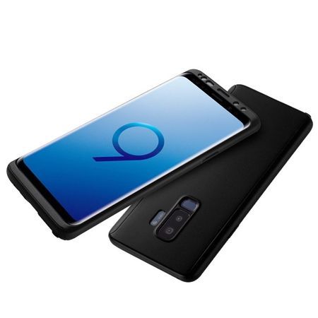 Husa Full Cover (fata + spate) pentru Samsung Galaxy S9 Plus, Negru