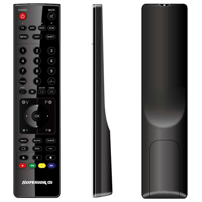 Programez telecomenzi TV, receivere DVBC/S, BluRay, DVD, sisteme HIFI